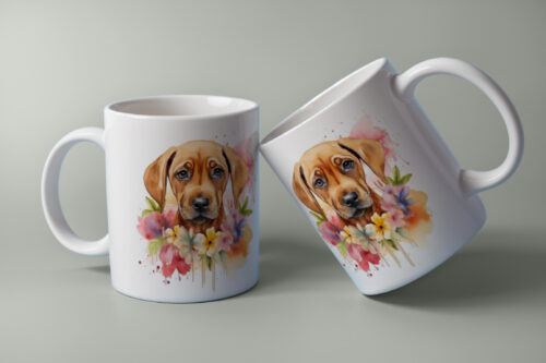 Jafar, Rhodesian Ridgeback, keramieken mok, sublimatie