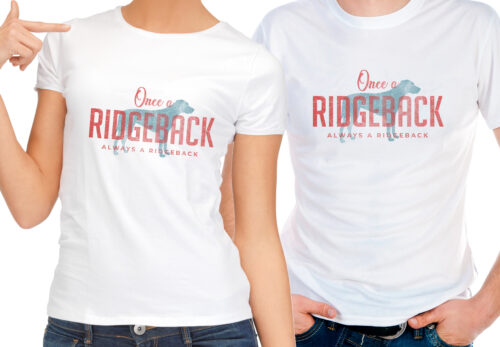 rhodesian ridgeback shop, pronkrug, shirt met ontwerp