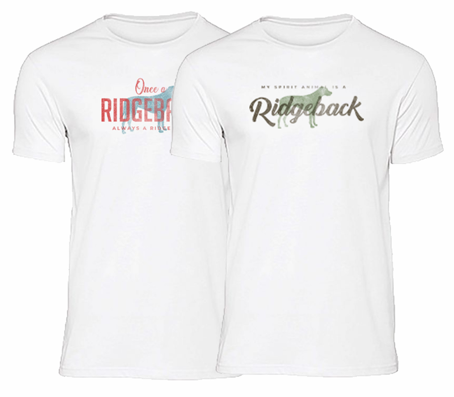 T-shirts, Rhodesian Ridgeback, design