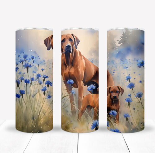Tumbler Moeder en pup, Rhodesian Ridgeback, shop