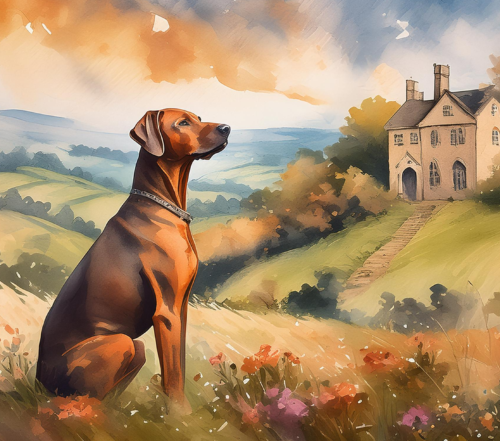 Tumbler England, Rhodesian Ridgeback shop, RR