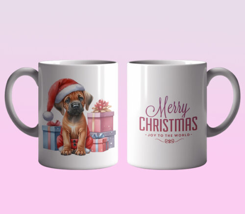 keramieken kerstmok joy