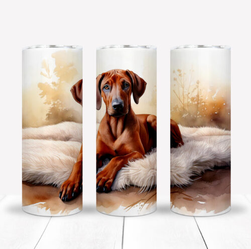 chuck tumbler, tumbler design, rhodesian ridgeback