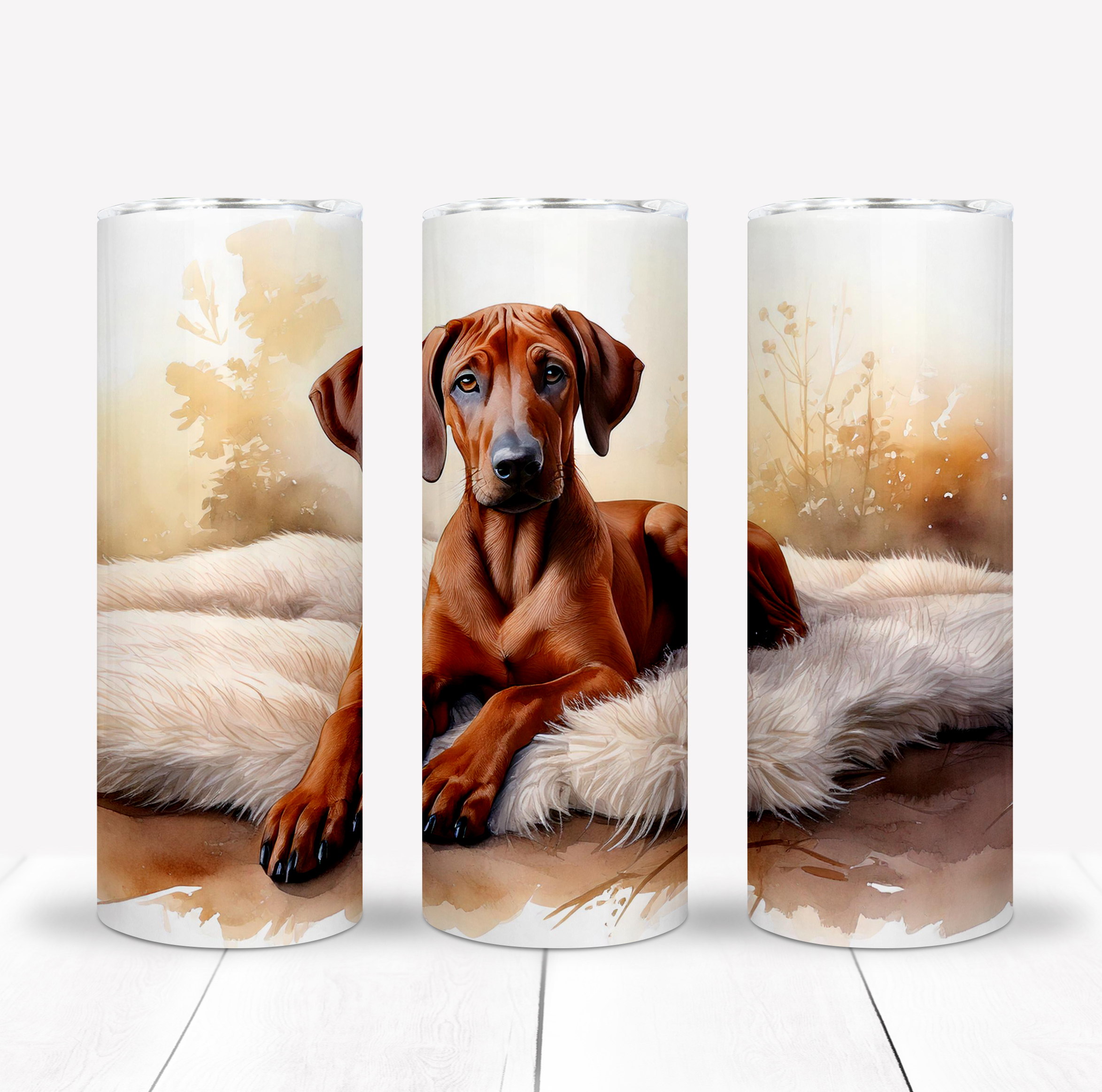 chuck tumbler, tumbler design, rhodesian ridgeback