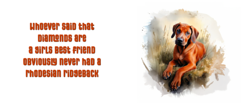 Dotje, Rhodesian Ridgeback, keramieken mok, sublimatie