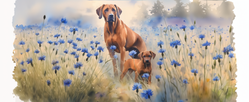 Mama Ridgeback, Rhodesian Ridgeback, keramieken mok, sublimatie