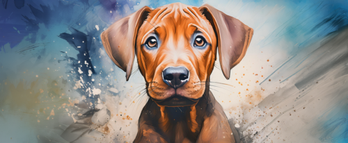Kazi, Rhodesian Ridgeback, keramieken mok, sublimatie