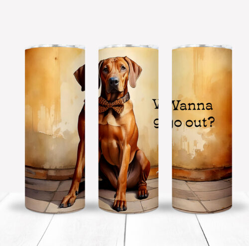 Tumbler Mr. Charming, Rhodesian Ridgeback Shop, Sublimatie