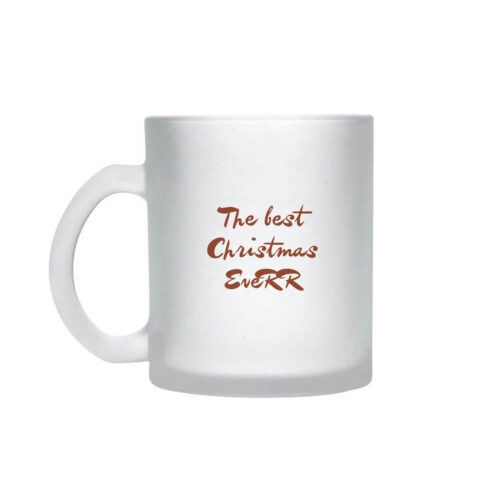 Theeglas 'Christmas RR' Dit theeglas heeft een afbeelding van een Ridgeback verstrengeld in een kerstlichtjes.